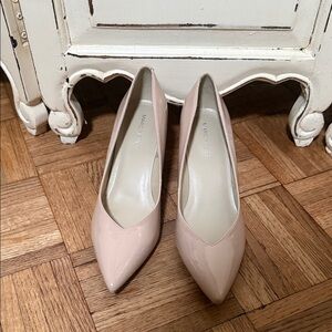 Marc Fisher Blush Patent Pointed-Toe Pumps